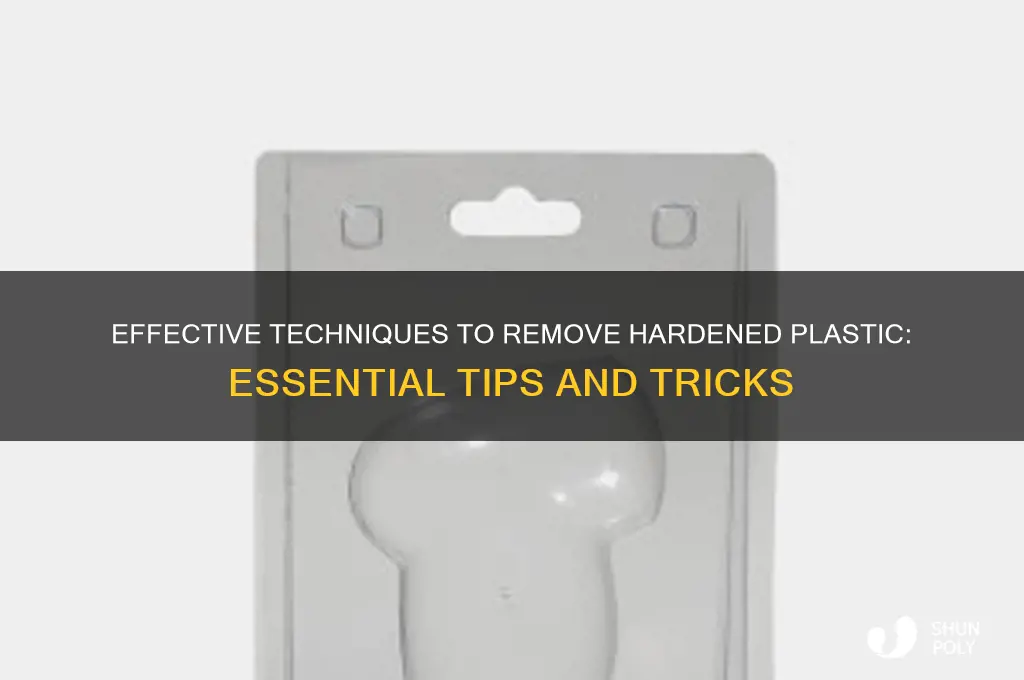how to get essential that hardened off plastic