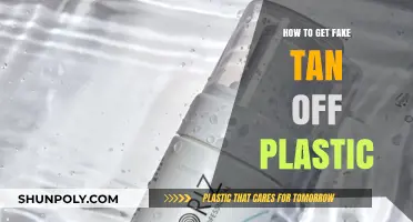 Effective Ways to Remove Fake Tan Stains from Plastic Surfaces