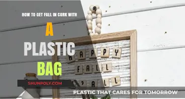Cork Crafting: Fall Decor with a Plastic Bag DIY Guide