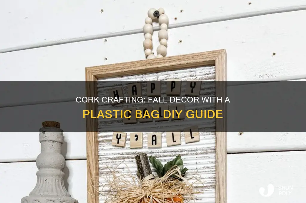 how to get fall in cork with a plastic bag