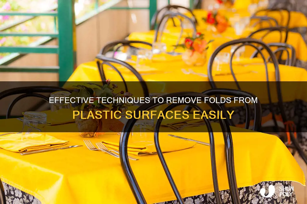 how to get folds out of plastic