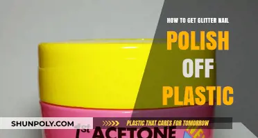 Easy Ways to Remove Glitter Nail Polish from Plastic Surfaces
