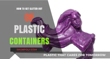 Removing Glitter from Plastic Containers: A Step-by-Step Guide