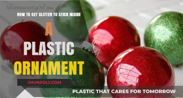 Sparkling Ornaments: Easy Tips for Securing Glitter Inside Plastic Decorations