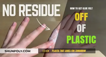 Effective Methods to Remove Glue Felt from Plastic Surfaces Easily