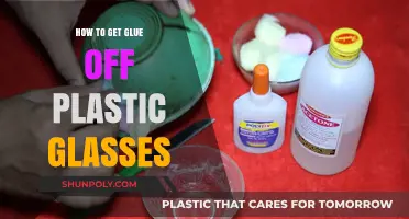 Easy Tips to Remove Glue from Plastic Glasses Safely
