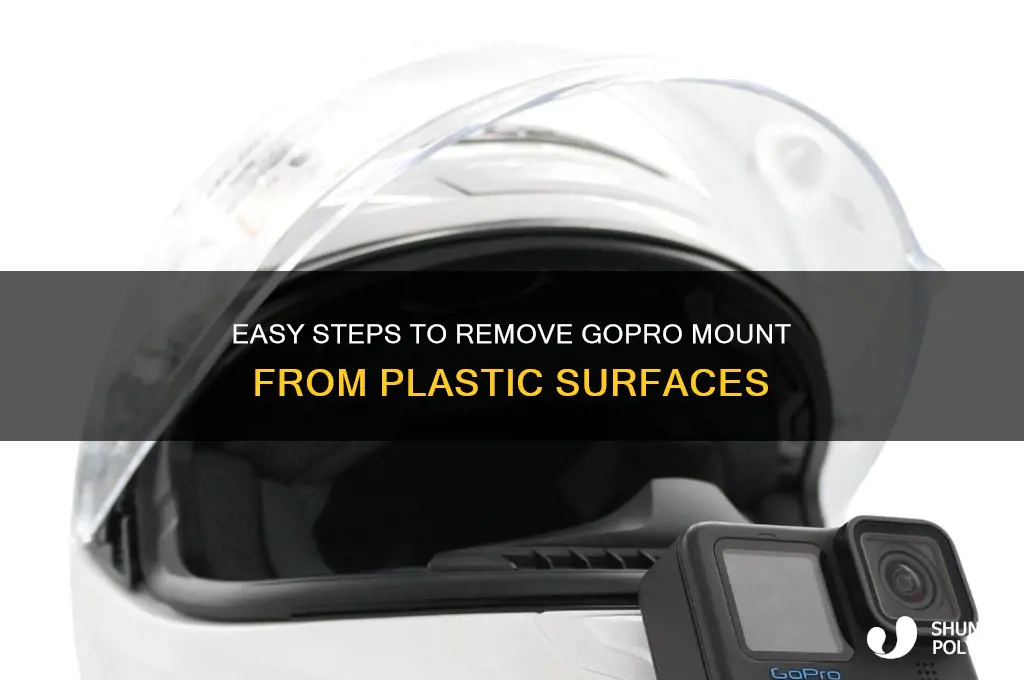 how to get gopro bottom out of plastic