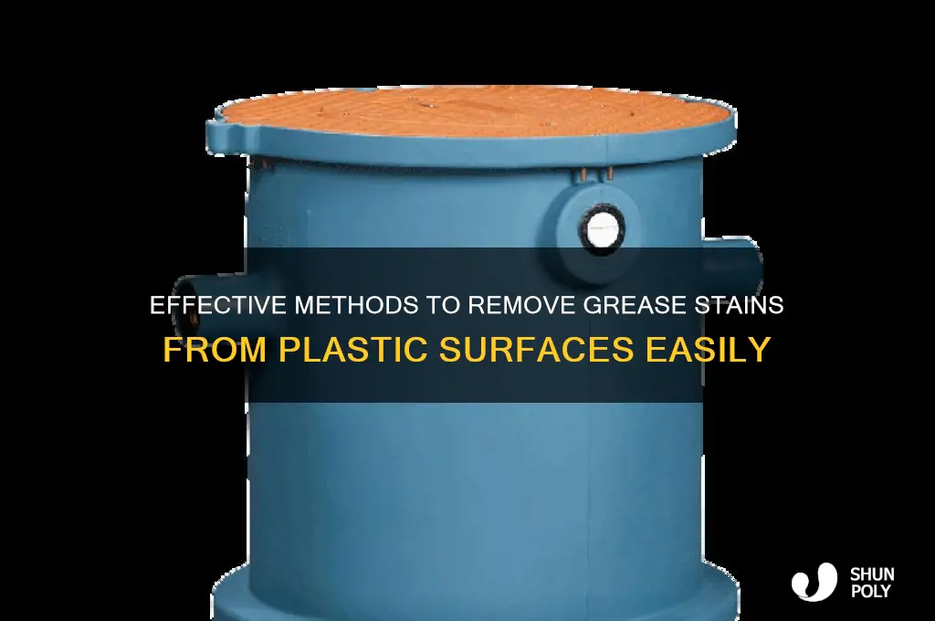 how to get grease marks off plastic