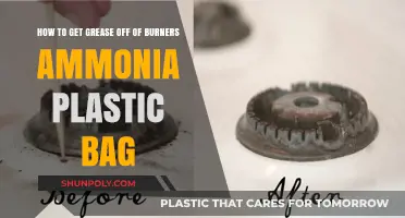 Effective Grease Removal: Ammonia and Plastic Bag Method for Burners