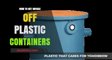 Effective Methods to Remove Grease Stains from Plastic Containers Easily