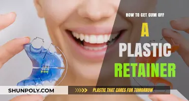 Quick Tips: Removing Gum from Your Plastic Retainer Easily