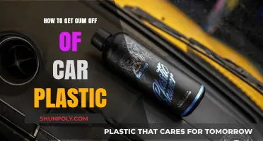 Effective Ways to Remove Chewing Gum from Car Plastic Surfaces
