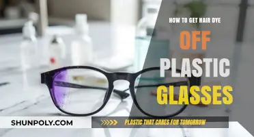 Easy Tips to Remove Hair Dye Stains from Plastic Glasses