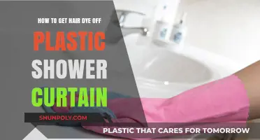 Quick Fixes: Removing Hair Dye Stains from Plastic Shower Curtains