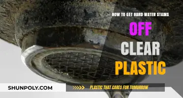 Effective Methods to Remove Hard Water Stains from Clear Plastic Surfaces