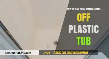 Effective Ways to Remove Hard Water Stains from Plastic Tubs