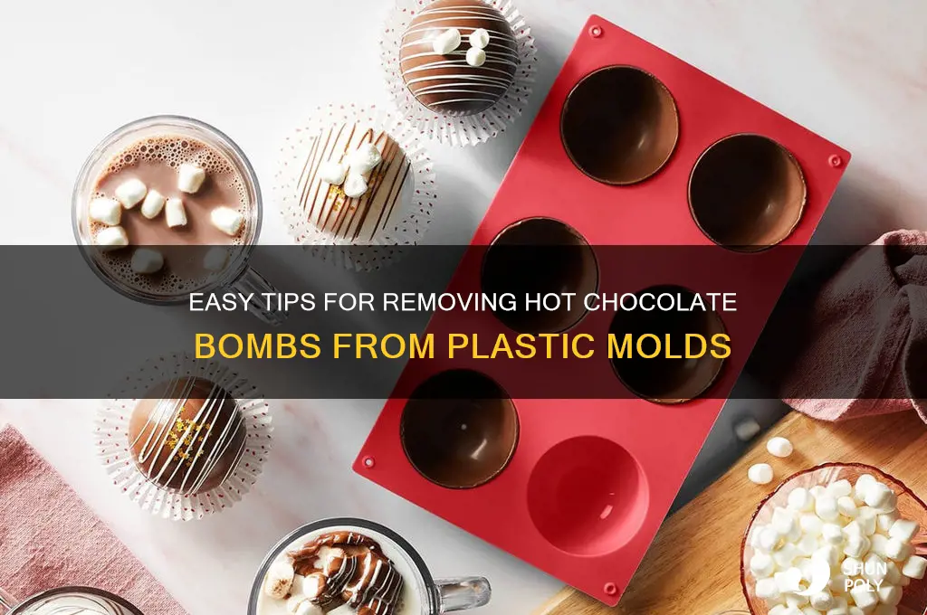 how to get hot chocolate bombs out of plastic molds