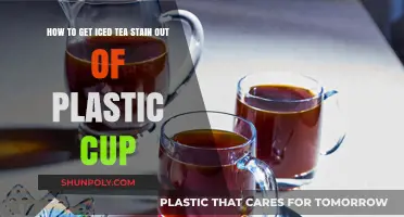 Effective Tips to Remove Iced Tea Stains from Plastic Cups