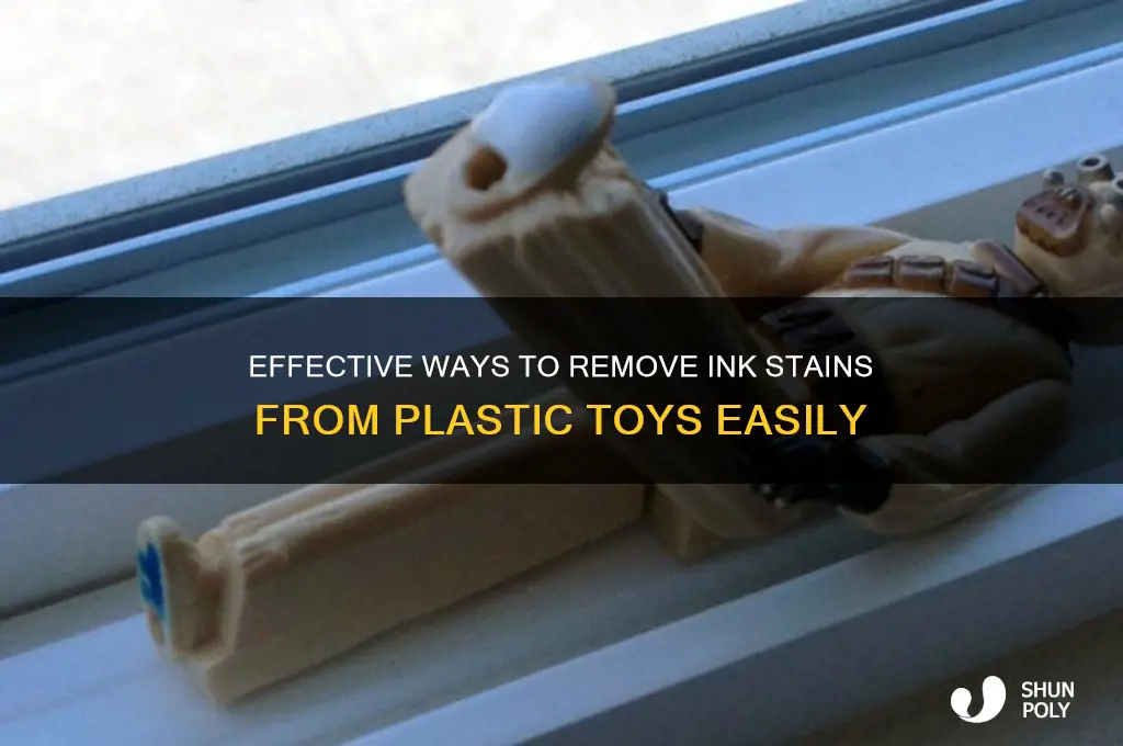 how to get ink off of plastic toys