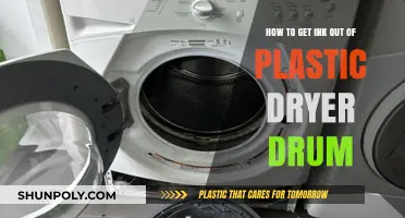 Effective Methods to Remove Ink Stains from Your Plastic Dryer Drum