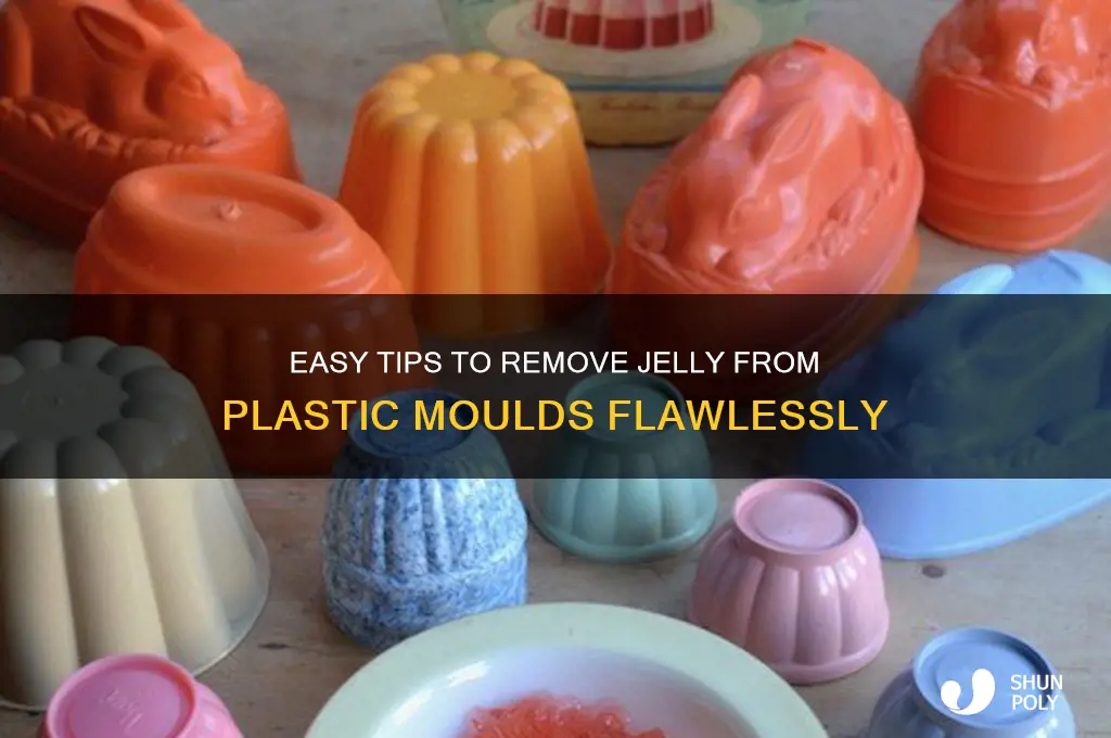 how to get jelly out of a plastic mould