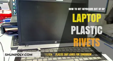 Removing HP Laptop Keyboard with Plastic Rivets: A Step-by-Step Guide