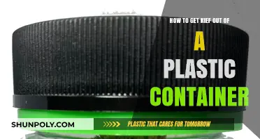 Extracting Kief from Plastic Containers: Easy Methods