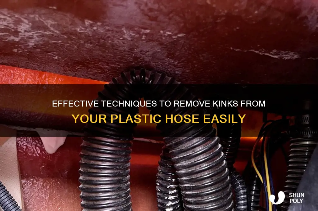 how to get kinks out of plastic hose