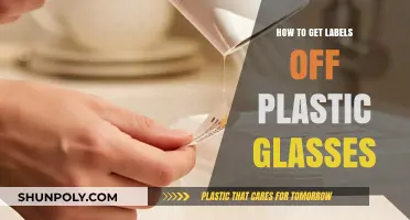 Effortless Ways to Remove Stubborn Labels from Plastic Glasses