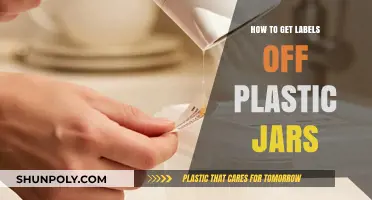 Effortless Ways to Remove Labels from Plastic Jars: Quick Tips