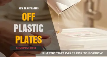 Effortless Ways to Remove Stubborn Labels from Plastic Plates
