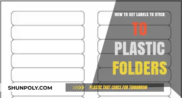 Effective Tips for Securing Labels on Plastic Folders Permanently