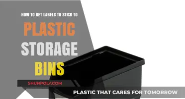 Effective Tips for Securing Labels on Plastic Storage Bins Permanently