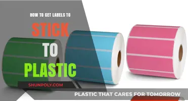 Effective Tips for Getting Labels to Stick to Plastic Surfaces