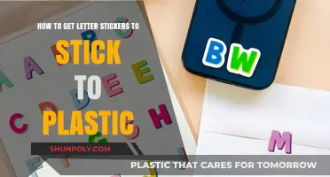 Effective Tips for Adhering Letter Stickers to Plastic Surfaces