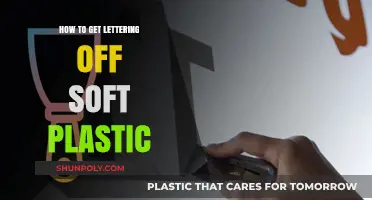 Easy Methods to Remove Lettering from Soft Plastic Surfaces
