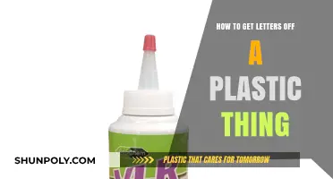 Removing Letters from Plastic Surfaces: Quick and Easy DIY Techniques