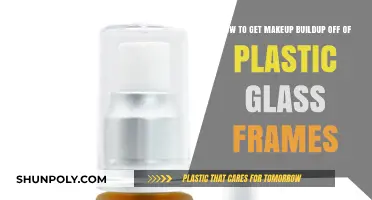 Effortlessly Remove Makeup Buildup from Plastic Glass Frames: A Quick Guide