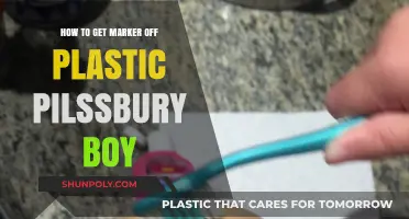 Effective Methods to Remove Marker from Plastic Pillsbury Doughboy