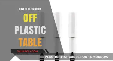 Effective Ways to Remove Marker Stains from Plastic Tables Easily