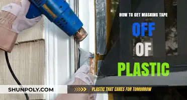 Effective Methods to Remove Masking Tape Residue from Plastic Surfaces