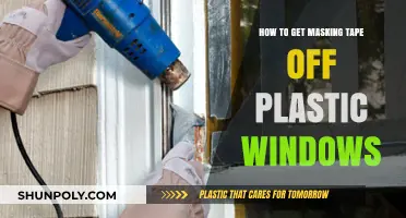 Removing Masking Tape from Plastic Windows: Quick and Easy Tips