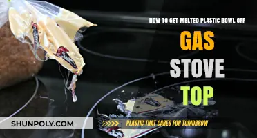 Safely Removing Melted Plastic Bowl from Gas Stove Top: Quick Tips