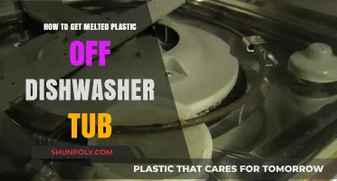 Effective Ways to Remove Melted Plastic from Your Dishwasher Tub