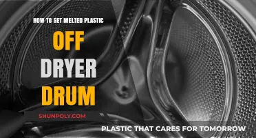 Effective Methods to Remove Melted Plastic from Your Dryer Drum