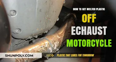 Effective Methods to Remove Melted Plastic from Motorcycle Exhaust Pipes