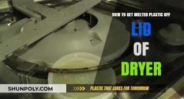 Easy Fixes: Removing Melted Plastic from Your Dryer Lid