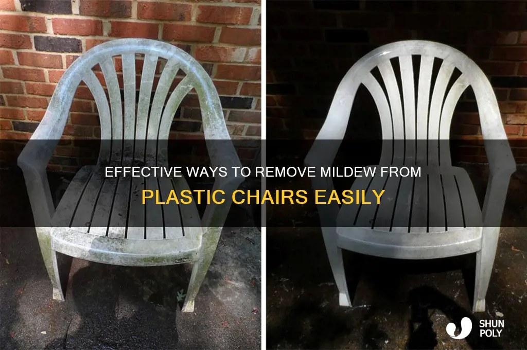 how to get mildew off plastic chairs