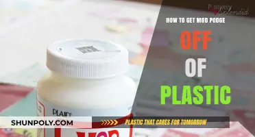 Easy Ways to Remove Mod Podge from Plastic Surfaces