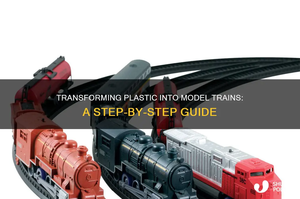 how to get model trains out of plastic